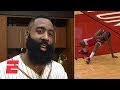 James Harden on Giannis drilling him in head with pass: 'S--- hurt' | NBA Sound