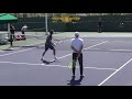 Roger Federer RF Full Practice BNP Paribas tennis practicing Court Level HD March 13, 2019