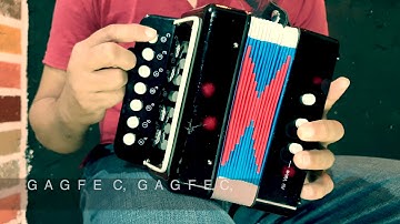 Martinillo | TUTORIAL | Acordeón infantil de botones | Obeth Toledo