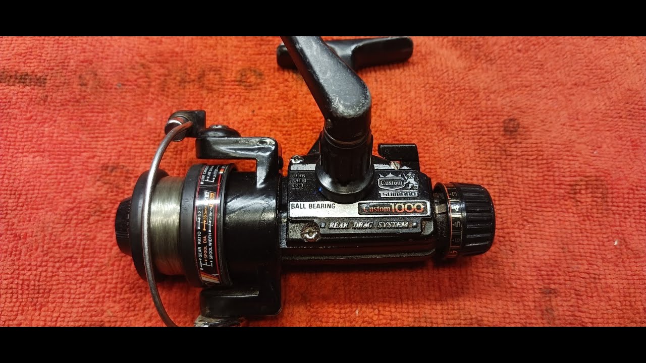 Shimano Custom 1000 Ultra Light Spinning Reel Reassembly - YouTube