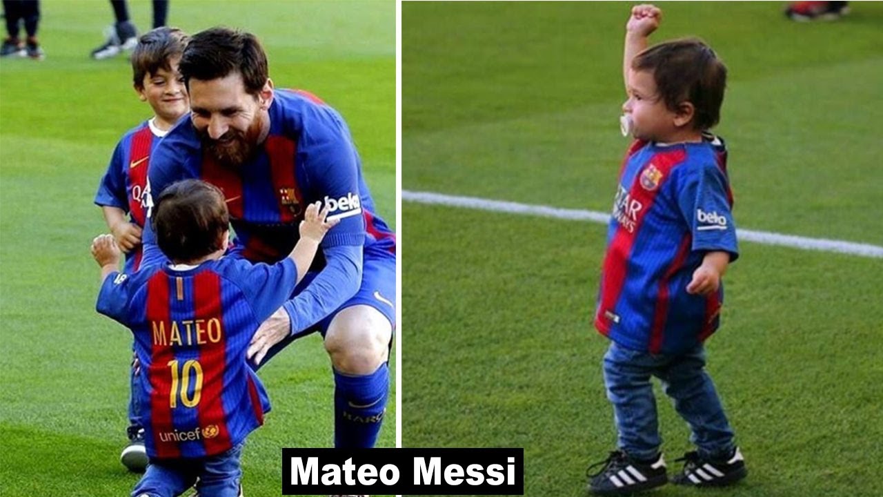 Lionel Messi's [FC Barcelona] Son "Mateo Messi" (2017) - YouTube