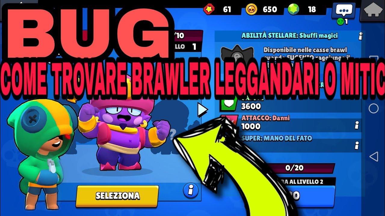 come trovare leggendarie brawl stars