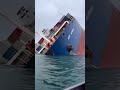 Massive Ship Collision with Bridge | #shippingcontainer