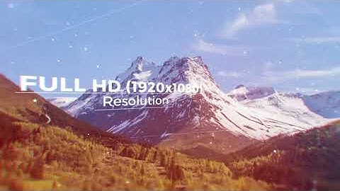 Parallax Media Opener After Effects Template