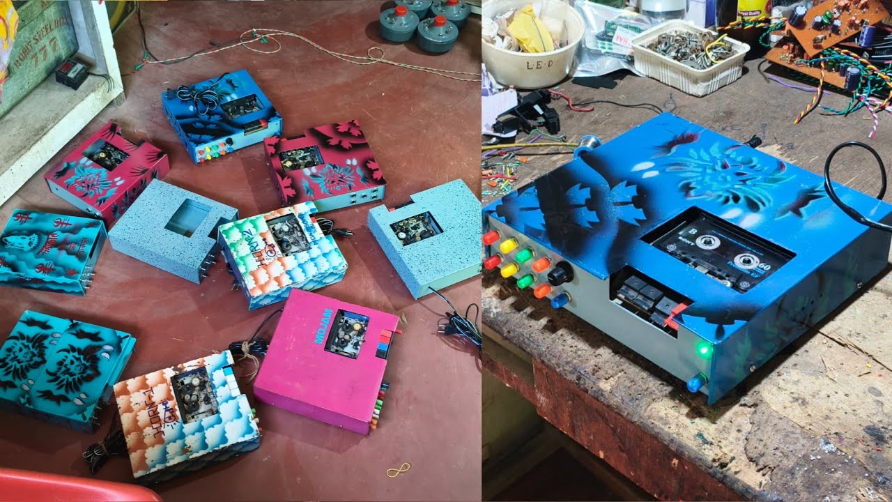 আজ 😍 মোজাম সাউন্ড এর নতুন বক্সের নতুন ডেক কতগুলো রেডি হল ও পুরাতন বক্সের ডেক গুলো সার্ভিস হলো