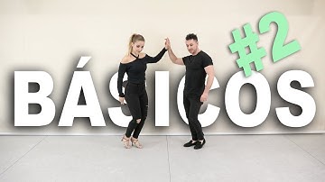 2. Pasos básicos de BACHATA #2 | Cómo bailar bachata | Aprende a bailar con Alfonso y Mónica
