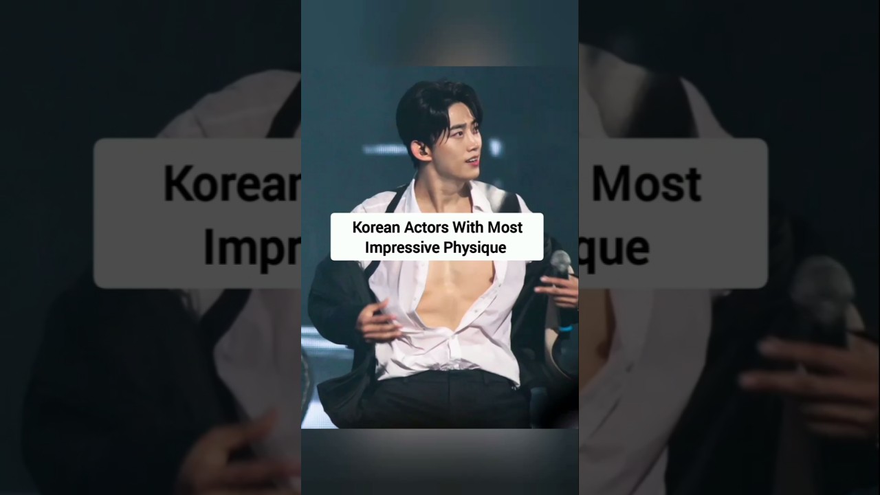 Korean Actors With Most Impressive Physique #kdrama #trending #jichangwook #oktaecyeon #drama #fyp