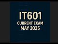 IT601 Current MidTerm Paper Questions- May 2025