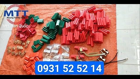 Chụp nối ray điện Hàn Quốc 1P 3P - Ray C cầu trục 30x40 - Ray điện hộp kín 4P 60A - Palang Hyundai