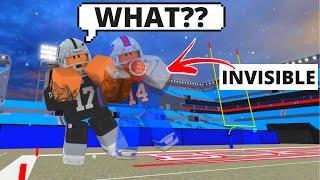 I Became Invisible In Roblox Football Fusion