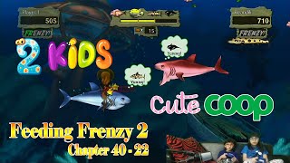 Two Cute Kids - Feeding Frenzy 2 Chapter (40-44) (Co-op Mode) #Part 2 Gameplay screenshot 4