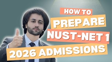 How to Prepare NUST NET 1 I NUST Admission Test Preparation I NUST Entry Test Preparation I NET 2026