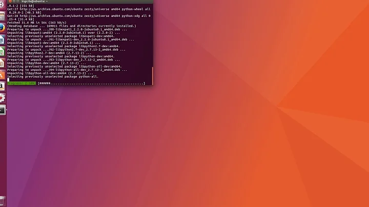 python pip, numpy, scipy, matplotlib Installation on Ubuntu