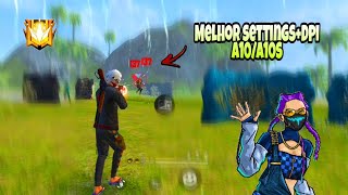 DPI+HUD+SENSITIVITY Galaxy A10/A10s  Headshot settings  Free Fire ??