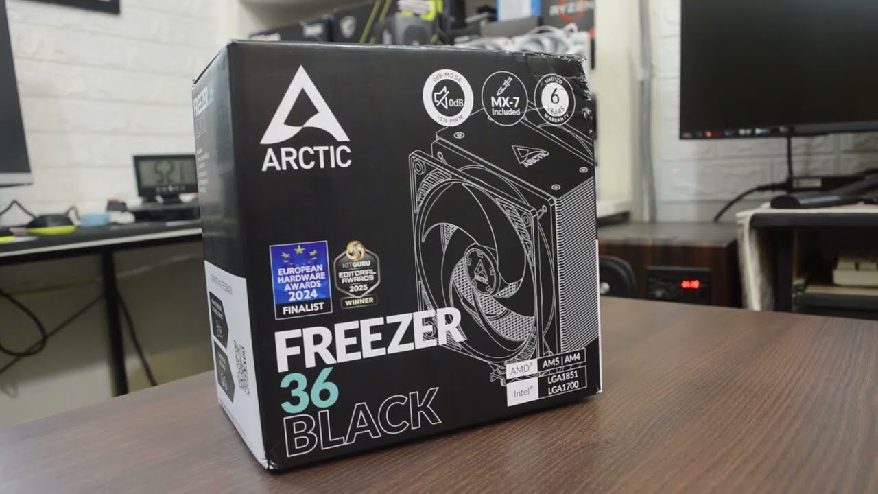Arctic Freezer 36 Black Unboxing, Install & Benchmark Results