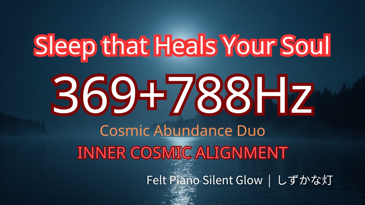 🌙 369+788Hz | COSMIC ABUNDANCE DUO｜宇宙的豊かさデュオ｜純正律   | 周波数レイヤード完全版