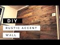 DIY Reclaimed Pallet Wood/Fencing Rustic Accent Wall