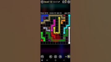 How To Solve Flow Free Bridges 12x12 Mania Pack Level 13 Board Walk Through Solution Walkthrough