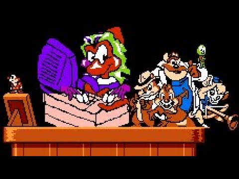 Видео: Чип и Деил Ломакс атакует (Chip 'n Dale Lomax Attacks v.1.2) [NES]