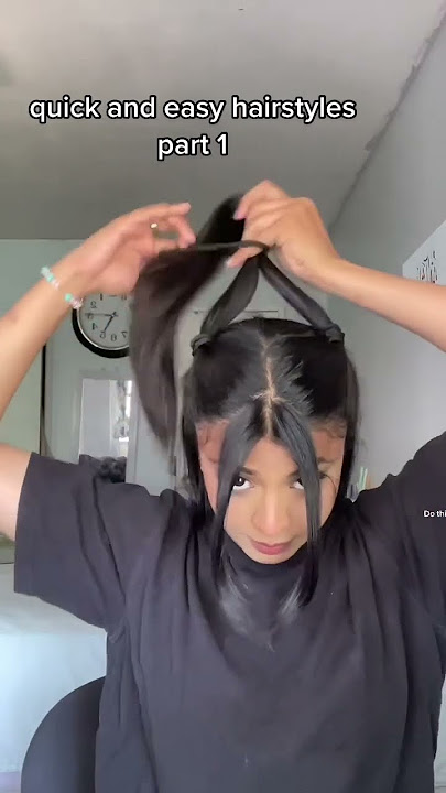 easy and cute hairstyles for school #hairstylesforschool #hairof2023 #easyhairstyles #school