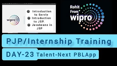 Day 23th live Wipro talentnext Java training on PBLapp lacture 23 | Internship/PJP training 2022