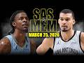 San Antonio Spurs vs Memphis Grizzlies Full Game Highlights – March 25, 2026 | NBA Season
