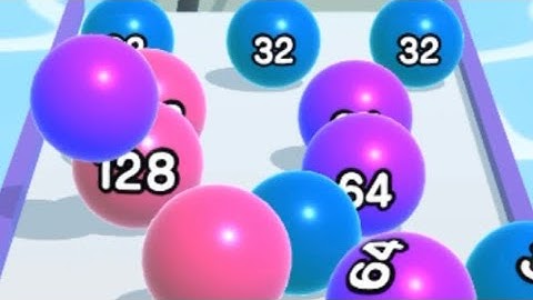 BALL RUN 2048  - All  Levels Gameplay IOS  (Levels 163 -167).