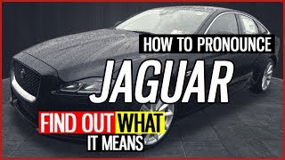 How To Pronounce Jaguar   | Definition and Sentence