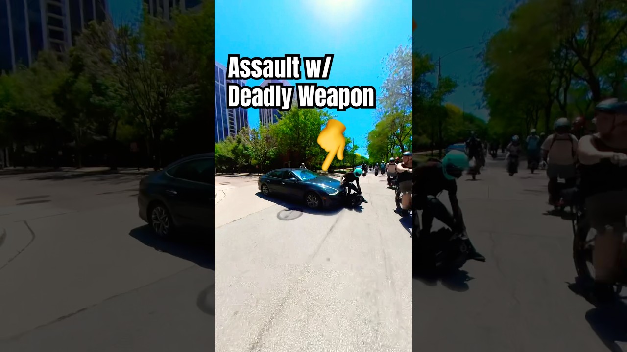 Road Rager CRASHES OUT vs Massive Group Ride 😤