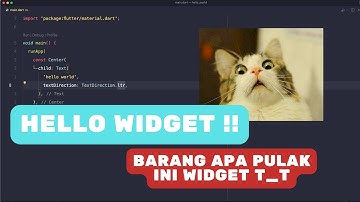 Belajar Flutter 2023 : Mulai Memahami Widget di Flutter