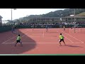 2017年 えひめ国体 少年男子 準決勝 第一対戦 水木・福田(宮城県) 対 阪本・林(奈良県)