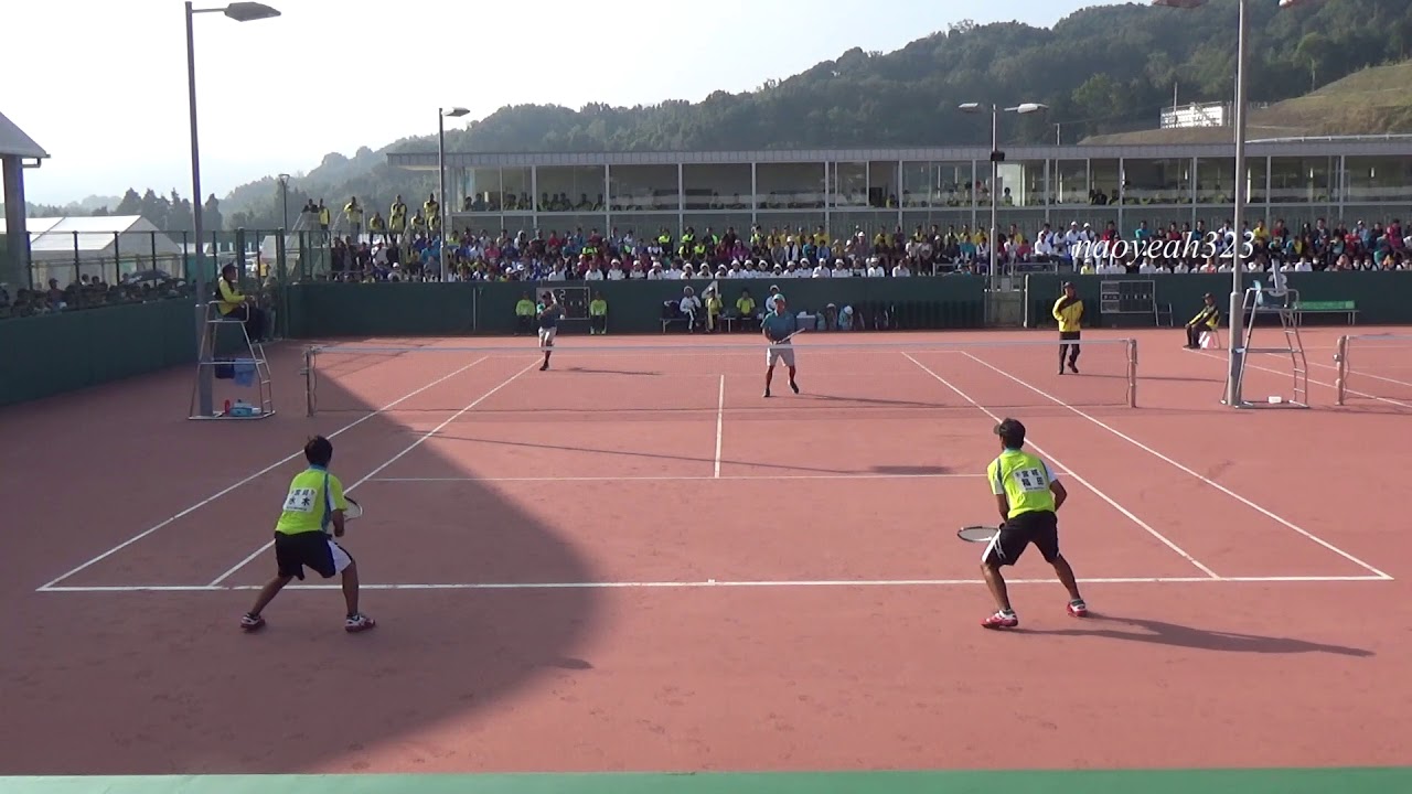 2017年 えひめ国体 少年男子 準決勝 第一対戦 水木・福田（宮城県） 対 阪本・林（奈良県）