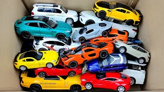 Box Full Of Model Cars, Toyota Vellfire, Land Rover Defender, Range Rover, Maybach 03