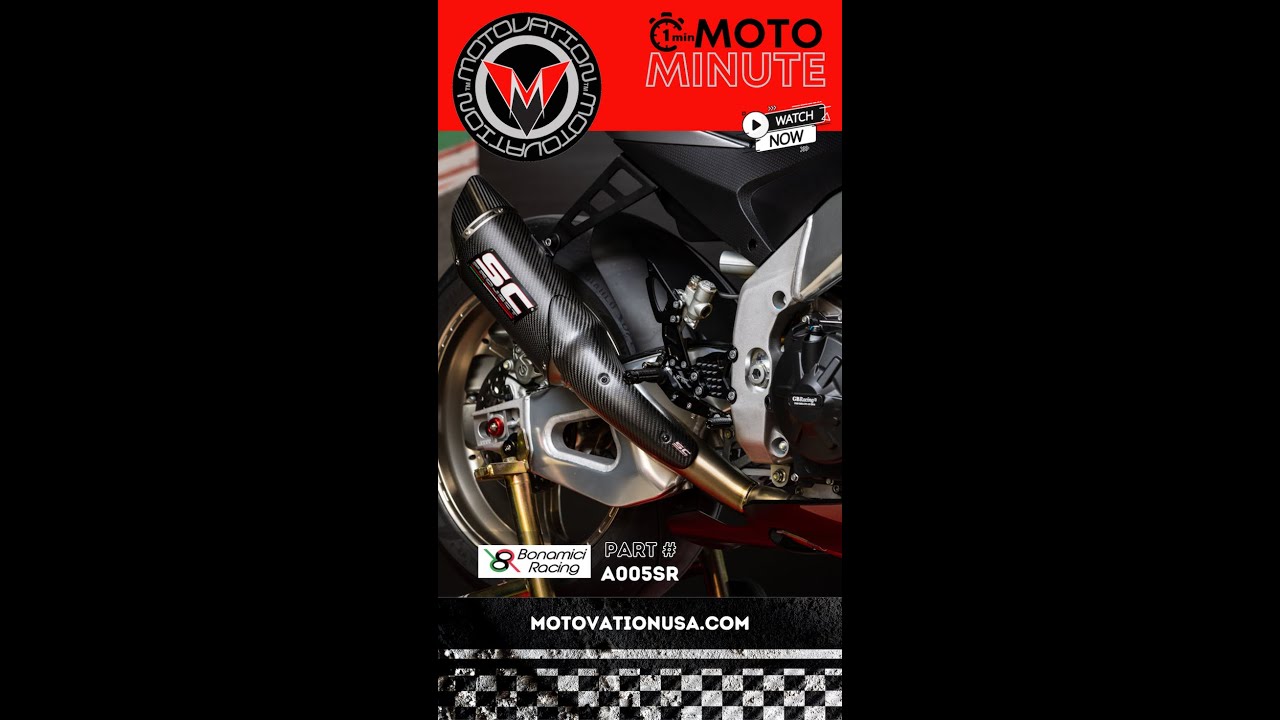INSTALLED Bonamici Rearsets Aprilia RSV4 1100 MotoMinute SHORTS