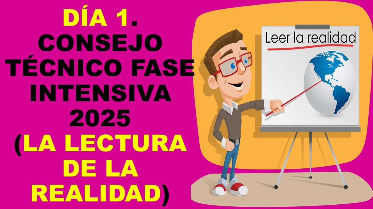 Soy Docente: DÍA 1. CONSEJO TÉCNICO FASE INTENSIVA 2025 (LA LECTURA DE LA REALIDAD)