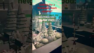 Welcome to bloxburg Christmas update! Winter wonderland resort #christmas #roblox #bloxburg