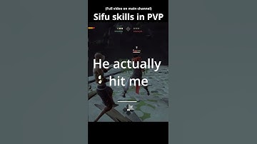 Mastered Sifu then went to PVP