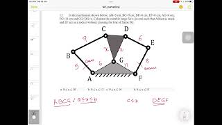 Kinematics of Machine | Grashoff's law | Problem 3
