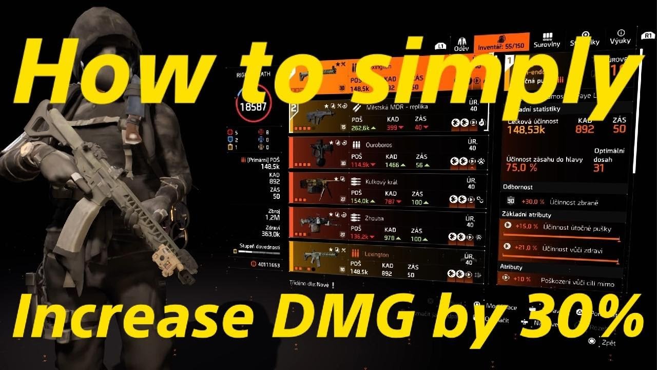 The Division 2_How to simply increase DMG by 30%?