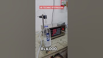 Water 💧 Bottle Filling Machine