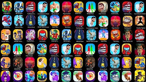 Robbery Bob 2,Tank Star,Hill Climb 2,SZ 3,Sausage War,Sonic Dash,Tom Hero