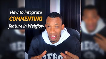 How to integrate COMMENT feature in Webflow using Disqus | David Anierobi | Nocode