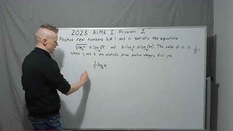 2023 AIME I Problem 2