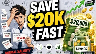How to Save $20,000 Fast (Even on a Normal Salary)