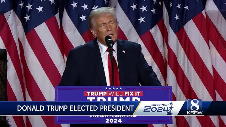 Donald Trump elected 47th president of the United States