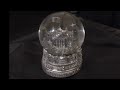 Ep 44  pewter white house  repair  upgrade new solid base snow globe using baby oil