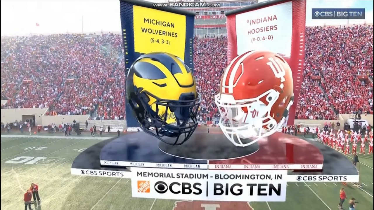 BIG TEN on CBS intro | Michigan @ 8 Indiana | 11/9/2024