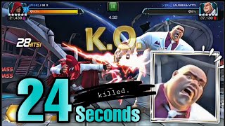 6 Star Rank 3 Kingpin (Node 25) slayed in 24 seconds - KP's face says it all | AW S34 | MCOC