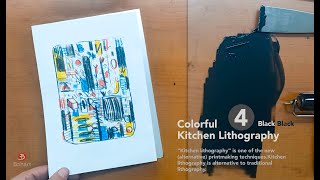 Colorful Kitchen Lithography - 4 Final (Black)