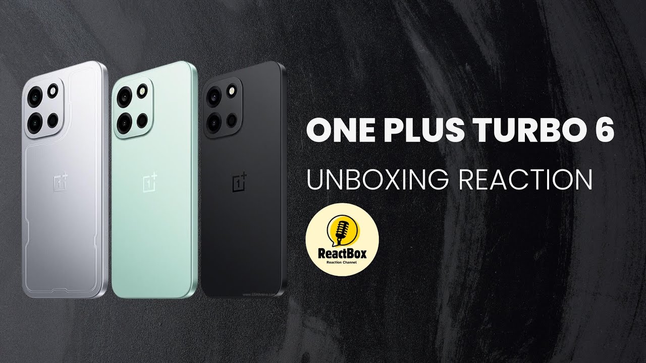 One plus Turbo 6 Unboxing Reaction